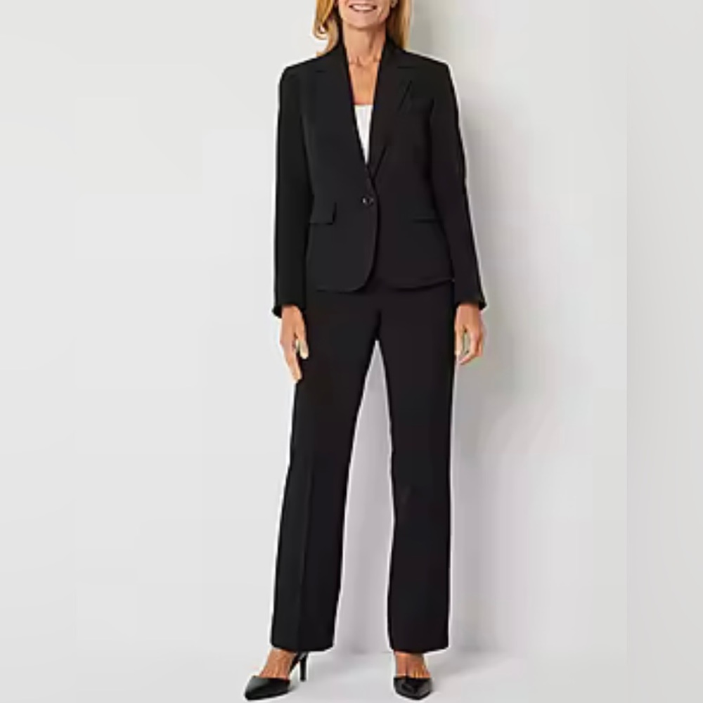 Le Suit’s Black Straight Leg Pants